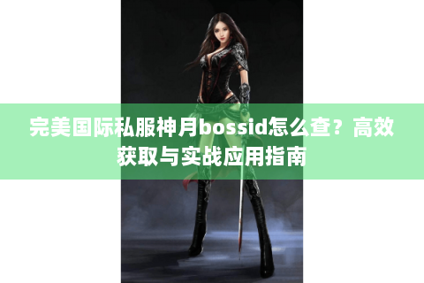 完美国际私服神月bossid怎么查？高效获取与实战应用指南