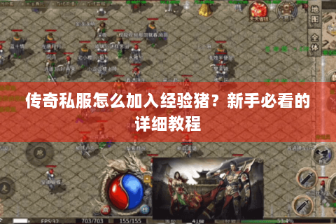 传奇私服怎么加入经验猪？新手必看的详细教程