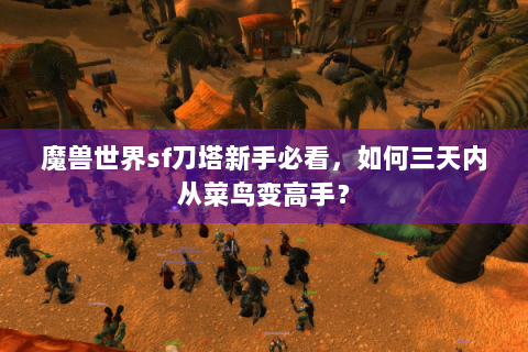 魔兽世界sf刀塔新手必看，如何三天内从菜鸟变高手？