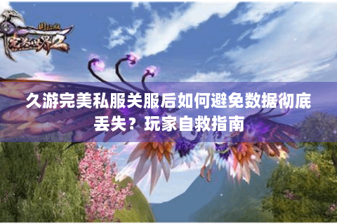 久游完美私服关服后如何避免数据彻底丢失？玩家自救指南