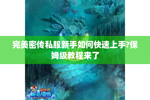 完美密传私服新手如何快速上手?保姆级教程来了