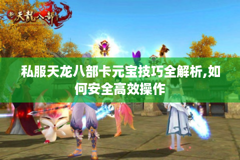 私服天龙八部卡元宝技巧全解析,如何安全高效操作