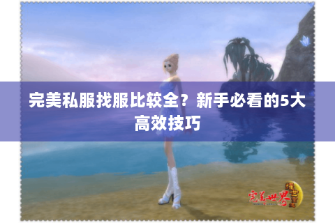 完美私服找服比较全？新手必看的5大高效技巧