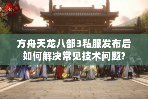 方舟天龙八部3私服发布后如何解决常见技术问题?