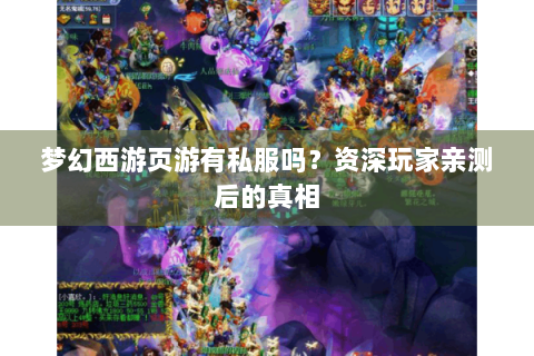 梦幻西游页游有私服吗？资深玩家亲测后的真相