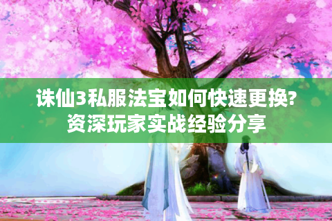 诛仙3私服法宝如何快速更换?资深玩家实战经验分享