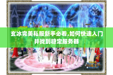 玄冰完美私服新手必看,如何快速入门并找到稳定服务器