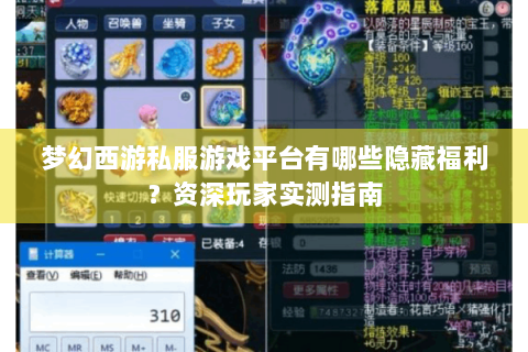 梦幻西游私服游戏平台有哪些隐藏福利？资深玩家实测指南