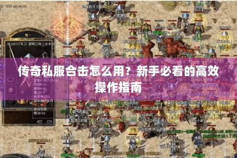 传奇私服合击怎么用？新手必看的高效操作指南