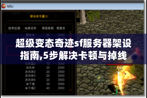 超级变态奇迹sf服务器架设指南,5步解决卡顿与掉线