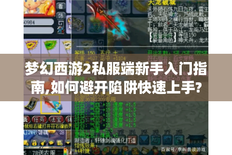 梦幻西游2私服端新手入门指南,如何避开陷阱快速上手?