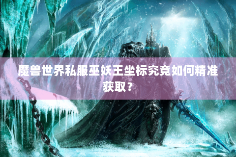 魔兽世界私服巫妖王坐标究竟如何精准获取？
