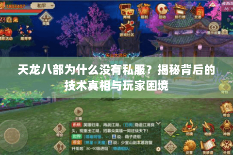天龙八部为什么没有私服？揭秘背后的技术真相与玩家困境