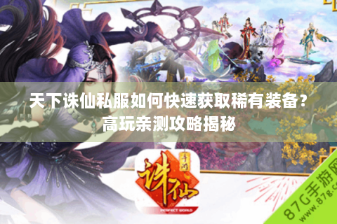 天下诛仙私服如何快速获取稀有装备？高玩亲测攻略揭秘