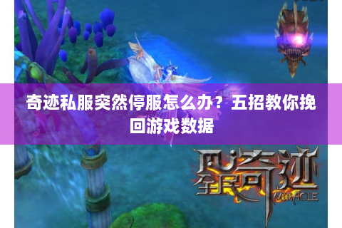 奇迹私服突然停服怎么办？五招教你挽回游戏数据