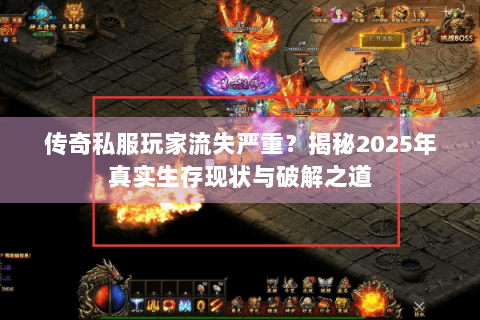 传奇私服玩家流失严重？揭秘2025年真实生存现状与破解之道