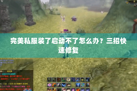 完美私服装了启动不了怎么办？三招快速修复