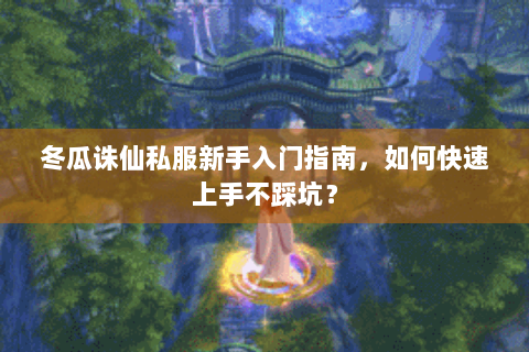 冬瓜诛仙私服新手入门指南，如何快速上手不踩坑？