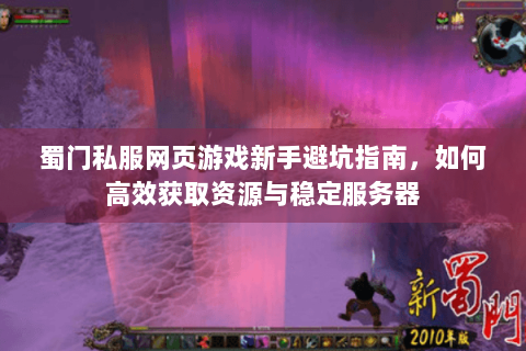 蜀门私服网页游戏新手避坑指南，如何高效获取资源与稳定服务器