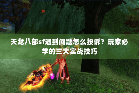 天龙八部sf遇到问题怎么投诉？玩家必学的三大实战技巧