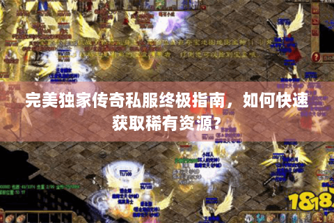 完美独家传奇私服终极指南，如何快速获取稀有资源？