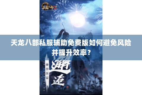 天龙八部私服辅助免费版如何避免风险并提升效率？