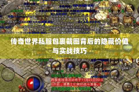 传奇世界私服包裹截图背后的隐藏价值与实战技巧