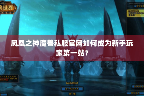凤凰之神魔兽私服官网如何成为新手玩家第一站？