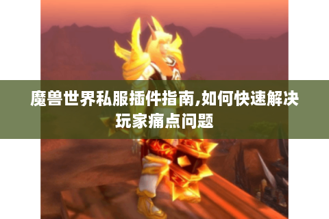 魔兽世界私服插件指南,如何快速解决玩家痛点问题