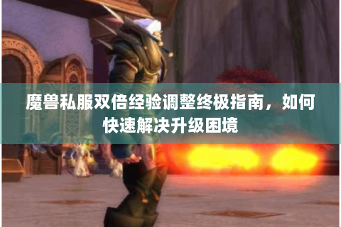 魔兽私服双倍经验调整终极指南，如何快速解决升级困境