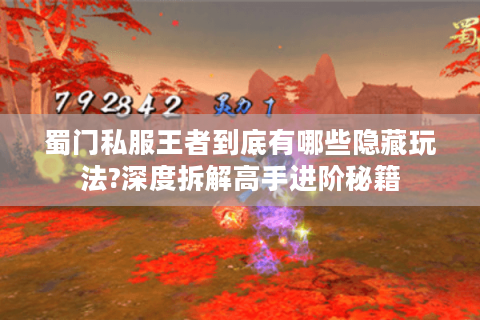 蜀门私服王者到底有哪些隐藏玩法?深度拆解高手进阶秘籍
