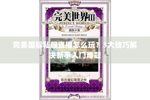 完美国际私服直播怎么玩？3大技巧解决新手入门难题