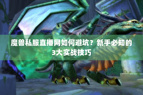 魔兽私服直播网如何避坑？新手必知的3大实战技巧