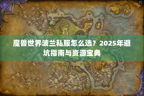 魔兽世界波兰私服怎么选？2025年避坑指南与资源宝典