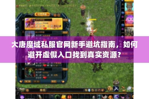 大唐魔域私服官网新手避坑指南，如何避开虚假入口找到真实资源？