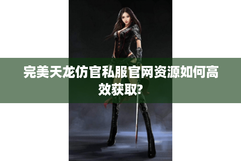 完美天龙仿官私服官网资源如何高效获取?