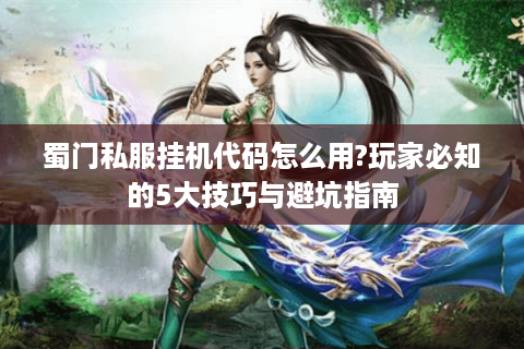蜀门私服挂机代码怎么用?玩家必知的5大技巧与避坑指南