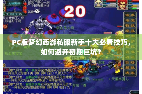 PC版梦幻西游私服新手十大必看技巧，如何避开初期巨坑？