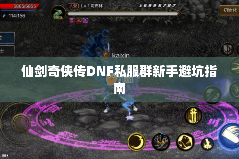 仙剑奇侠传DNF私服群新手避坑指南