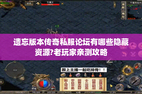 遗忘版本传奇私服论坛有哪些隐藏资源?老玩家亲测攻略