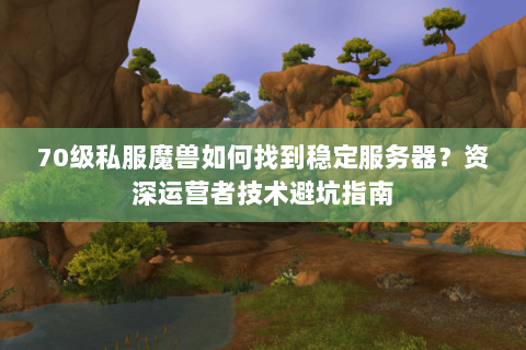 70级私服魔兽如何找到稳定服务器？资深运营者技术避坑指南