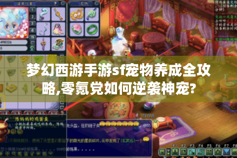 梦幻西游手游sf宠物养成全攻略,零氪党如何逆袭神宠?