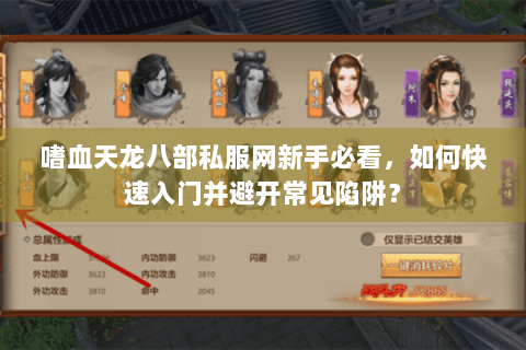嗜血天龙八部私服网新手必看，如何快速入门并避开常见陷阱？
