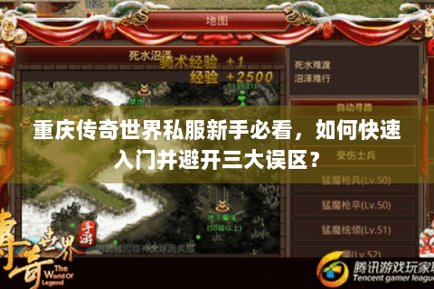 重庆传奇世界私服新手必看，如何快速入门并避开三大误区？
