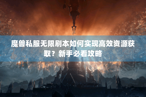 魔兽私服无限刷本如何实现高效资源获取？新手必看攻略