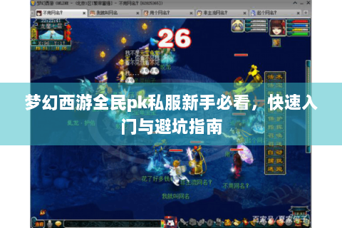 梦幻西游全民pk私服新手必看，快速入门与避坑指南