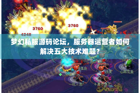 梦幻私服源码论坛，服务器运营者如何解决五大技术难题？