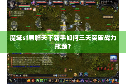 魔域sf君临天下新手如何三天突破战力瓶颈？