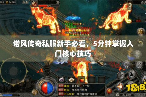 诺风传奇私服新手必看，5分钟掌握入门核心技巧