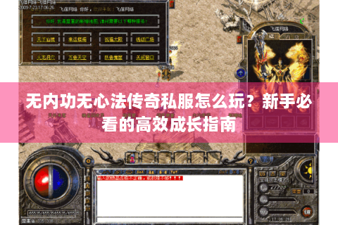 无内功无心法传奇私服怎么玩？新手必看的高效成长指南